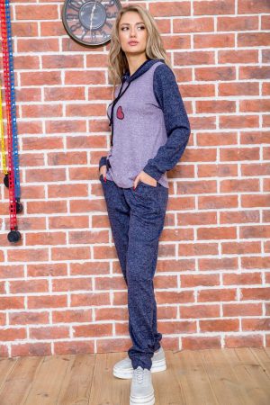 Костюм женский 172R1258 цвет Сине-сиреневый 3