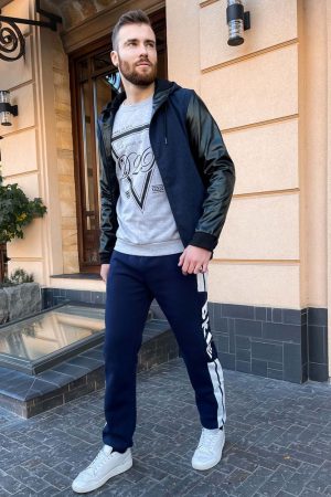 Куртка мужская 119R047(744) цвет Темно-синий 2