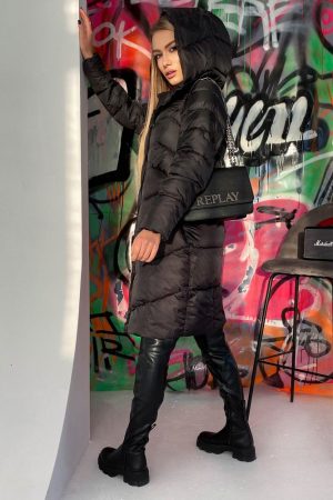 Куртка женская 182R108 цвет Черный 4