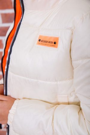 Куртка женская 182R2809-1 цвет Молочный 5