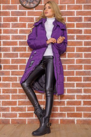Куртка женская 182R40120 цвет Фиолетовый 1