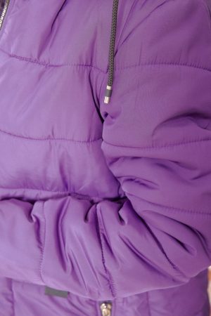 Куртка женская 182R4020 цвет Фиолетовый 5