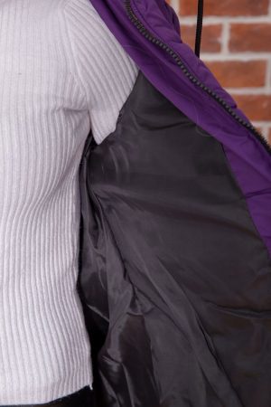 Куртка женская 182R4020 цвет Фиолетовый 6