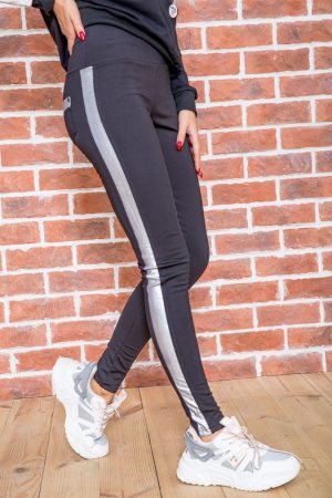 Лосины 172R408 цвет Черно-серебристый 3