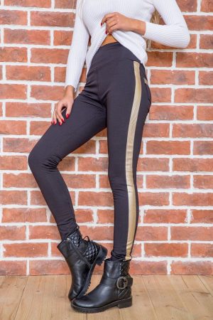 Лосины 172R408 цвет Черно-золотистый 2