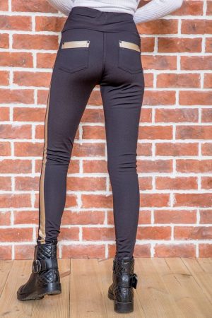 Лосины 172R408 цвет Черно-золотистый 3