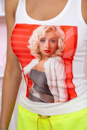 Майка женская 167R227 цвет Молочный 4