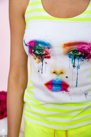 Майка женская 167R229-1 цвет Желтый 4