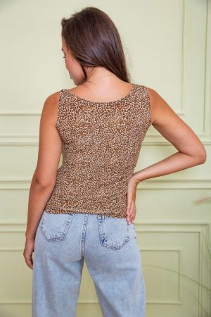 Майка женская 167R258 цвет Леопардовый 3