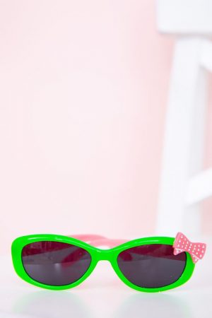 Очки дет.солнцез.154R6614 цвет Салатово-розовый
