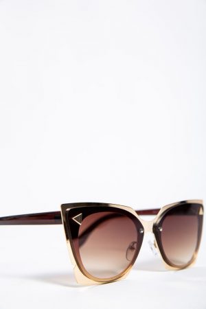 Очки жен. солнцез. 154R1908 цвет Коричневый-градиент 1