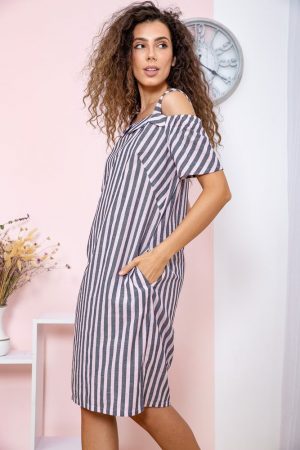 Платье 150R630 цвет Серо-розовый 1