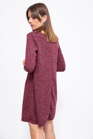 Платье 153R1089 цвет Бордовый 2