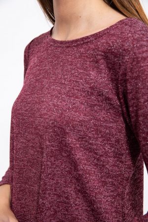 Платье 153R1089 цвет Бордовый 4