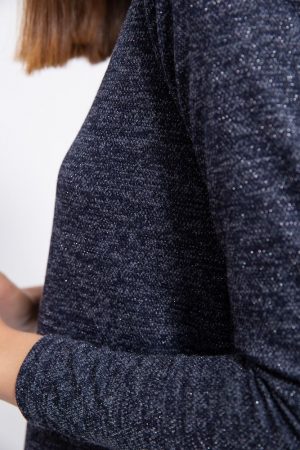 Платье 153R1089 цвет Темно-синий 4