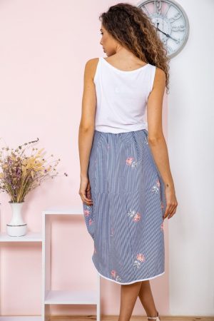 Платье 167R008-1 цвет Бело-синий 4