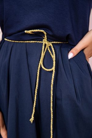 Платье 167R008-1 цвет Темно-синий 4