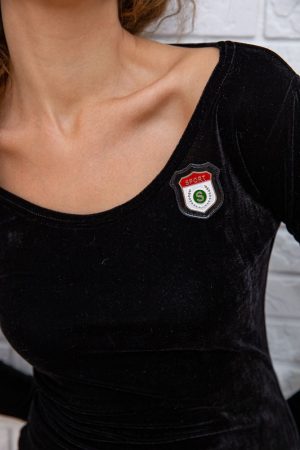 Платье 167R040-1 цвет Черный 4