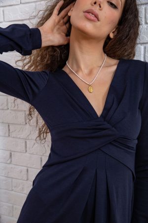 Платье 167R050-2 цвет Синий 5