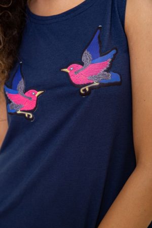 Платье 167R051 цвет Синий 4