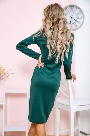Платье 167R067-2 цвет Темно-зеленый 4