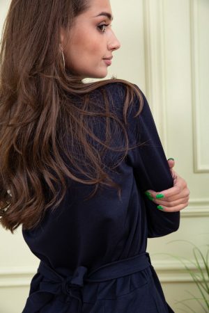 Платье 167R077 цвет Темно-синий 5