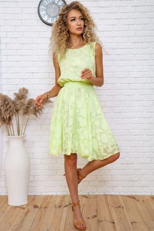 Платье 167R1035 цвет Салатовый 1