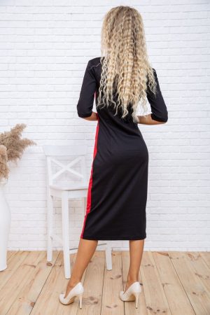 Платье 167R155-1 цвет Черно-красный 3