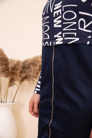 Платье 167R1805 цвет Синий 3