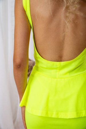 Платье 167R212 цвет Неон 3