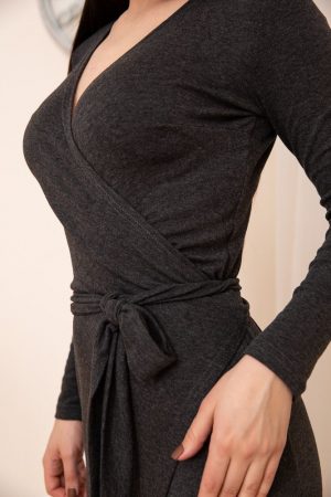 Платье 167R7-3 цвет Графит 3