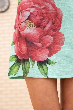 Платье 172R018-1 цвет Мятный 4