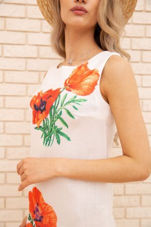 Платье 172R019-1 цвет Белый 4