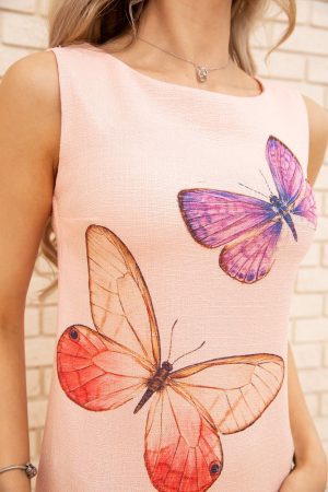 Платье 172R021-1 цвет Персиковый 4