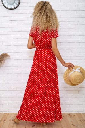 Платье 175R001 цвет Красный 3