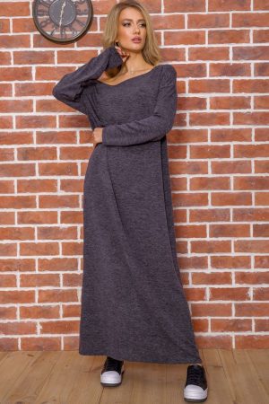 Платье 188R015 цвет Темно-серый 1