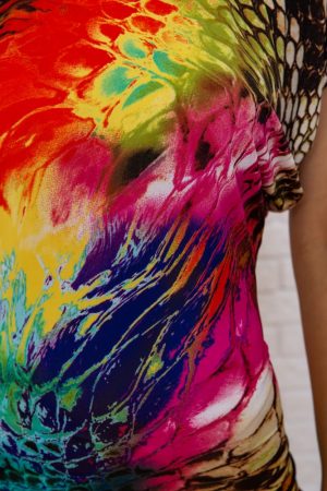 Платье-туника 167R246 цвет Разноцвет 4