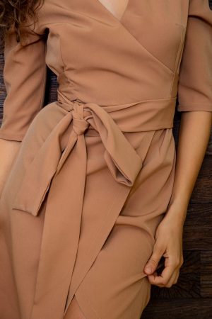 Платье женское 131R2701 цвет Бежевый 5