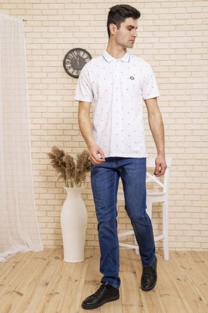 Поло мужское 119R002-2 цвет Белый 1