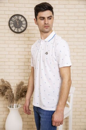 Поло мужское 119R002-2 цвет Белый 2