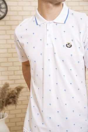 Поло мужское 119R002-2 цвет Белый 4