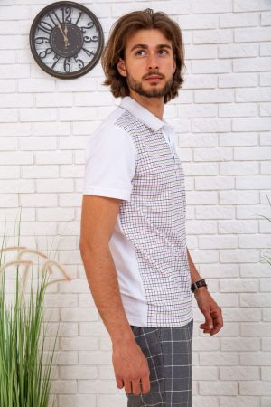 Поло мужское 167R120 цвет Белый 2