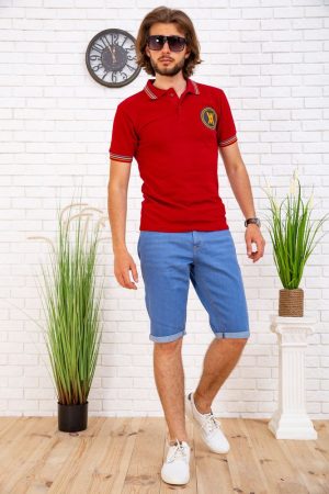 Поло мужское  167R145 цвет Бордовый 1