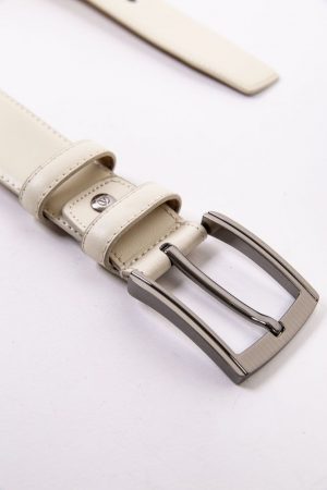 Ремень 167R40622-1 цвет Молочный 1