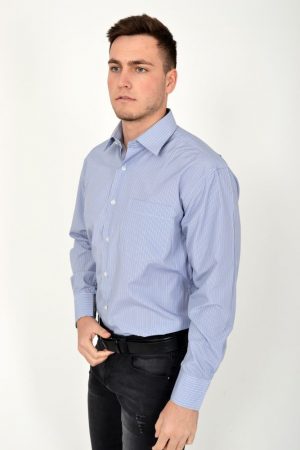 Рубашка 17#LS цвет Сиреневый 1