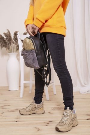 Рюкзак 154R003-16-1 цвет Черно-серый 1