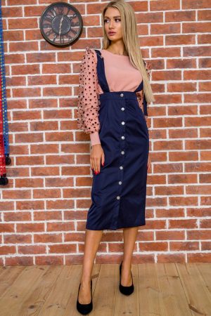 Сарафан 167R069-3 цвет Темно-синий 1