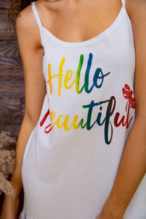 Сарафан 167R101-1 цвет Белый 5