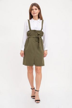 Сарафан женский 119R313 цвет Хаки