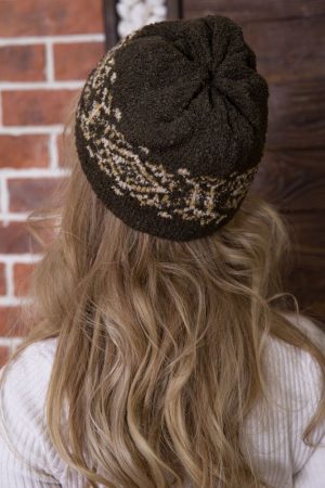 Шапка 167R7773 цвет Темно-зеленый 2